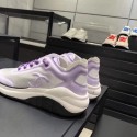 Fake Chanel Mesh and Fabric Sneakers G34763 Lilac 2019 CE02388