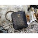 Fake Chanel Original Small Sheepskin camera bag AS1753 black CE01484