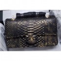 Fake Chanel Python Classic Flap Medium Bag A1112 07 CE03981