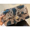 Fake Chanel Python Classic Flap Medium Bag A1112 47 CE04025