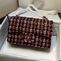 Fake Chanel Tweed Small Flap Bag Red/Blue/White 2019 Collection CE04066