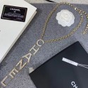 Fashion Replica Chanel Lettering Y Necklace AB1385 Gold/Crystal 2019 Collection CE01641