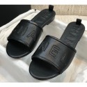 High Quality Replica Chanel Logo Mules Slipper Sandals Black 2020 CE03152