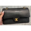 Hot Chanel Python Classic Flap Medium Bag A1112 49 CE01299