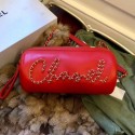 Imitation AAA Chanel Calfskin Barrel Clutch/Crossbodody Bag AS1531 Red 2019 Collection CE03233