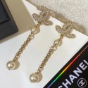 Imitation Chanel Pearl CC Chain Earrings 2019 Collection CE00646