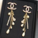 Imitation Chanel Stones CC Stud Earrings Lavender Purple 2019 Collection CE01467