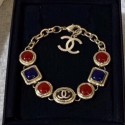 Imitation Cheap Chanel Resin Stone Bracelet AB2981 Burgundy/Blue 2019 Collection CE04308