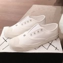 Imitation High Quality Chanel Vintage Canvas Slip-on Sneakers White 2020 Collection CE00786