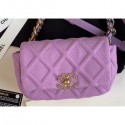 Imitation Top Chanel 19 Jersey Waist Bag AS1163 Mauve 2020 CE01844