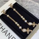 Knockoff AAAAA Chanel Pearl Long Clip-on Earrings AB1655 2019 Collection CE02949