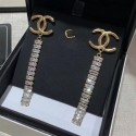 Knockoff Chanel Crystal Long Earrings 01 2019 Collection CE02291