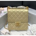 Knockoff Top Chanel Acrylic Beads Goatskin Mini Falp Bag AS0584 Gold 2020 Collection CE02519