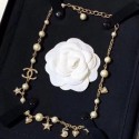 Replica Chanel 5 Heart and Star Necklace AB2339 2019 Collection CE00702