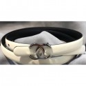 Replica Chanel CC Belt 15mm Width White 2018 Belt CE01107