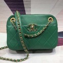 Replica Chanel Quilted Lambskin Chain CC Camera Case AS0971 Green 2019 Collection CE04185