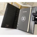 Replica Chanel Quilting Large Notebook Cover A013 Lambskin Black CE00989