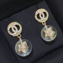 Replica Chanel Resin CC Short Tassel Earrings AB2554 2019 Collection CE02415