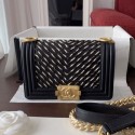 Replica Chanel Small Boy Chanel Handbag A67085 Black 2019 Collection CE04134