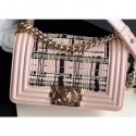 Replica Chanel Woven Tweed Small Boy Flap Bag 2020 CE02323