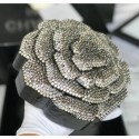 Replica Designer Chanel Resin/Strass Camellia Evening Bag A69841 Silver/Grey 2019 CE03178
