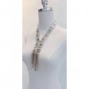 Replica Luxury Chanel Wide Y Tassel Necklace 2020 Collection CE00534