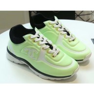 Chanel Lycra Sneakers G34765 Fluo Green 2019 CE02891