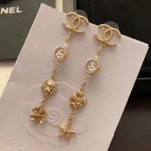 Chanel Bloom Lion Long Earrings AB2923 2019 Collection CE03646