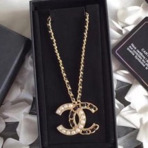 Chanel CC Necklace AB0124 Black 2019 Collection CE04073
