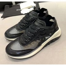 Chanel Classic Mesh Sneaker Black 2020 Collection CE04121