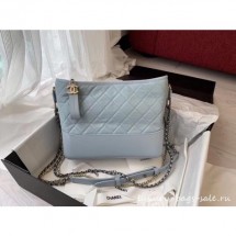 Chanel gabrielle hobo bag A93824 light blue CE01238