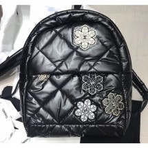 Chanel Mixed Fibers Cocoon Backpack Bag AS1025 Black 2019 CE02266