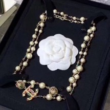 Chanel Pearl CC Long Necklace Multicolor 2019 Collection CE02893