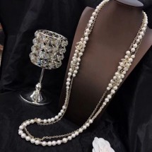 Chanel Pearl Long Sweater Necklace AB1235 2019 Collection CE03469