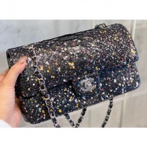 Chanel Python Classic Flap Medium Bag A1112 48 CE01651