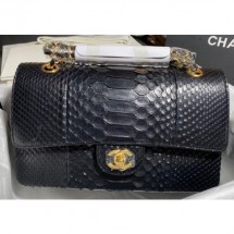Chanel Python Classic Flap Medium Bag A1112 52 CE02424