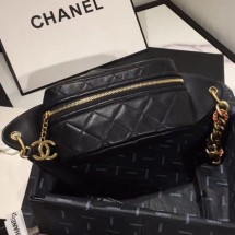 Chanel Quilted Lambskin Waist Bag/Belt Bag AS0940 Black 2019 Collection CE00826