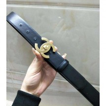 Chanel Smooth Calfskin Belt With Gold Buckle 2018 Belt CE04189