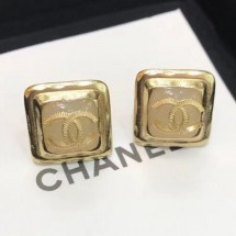 Chanel Square CC Stud Earrings 04 2019 Collection CE02295