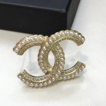 Copy Chanel Crystal CC Brooch 46 2020 Collection CE02931