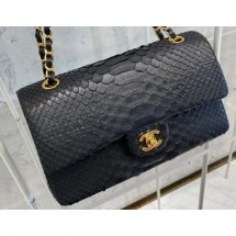 Copy Chanel Python Classic Flap Medium Bag A1112 45 CE02571