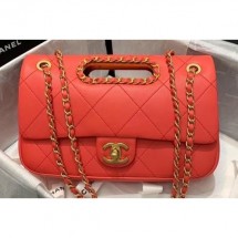 Imitation Chanel Chain Small Flap Bag AS1466 Red 2020 CE01795