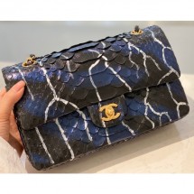 Imitation Chanel Python Classic Flap Medium Bag A1112 66 CE02668