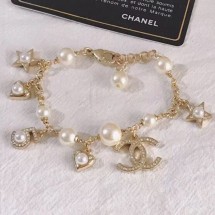 Knockoff Chanel 5 Heart and Star Bracelet AB2332 2019 Collection CE03750