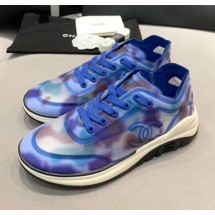 Replica Chanel Classic Mesh Sneaker Blue 2020 Collection CE02581