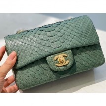 Replica Chanel Python Classic Flap Small Bag A1116 13 CE01127