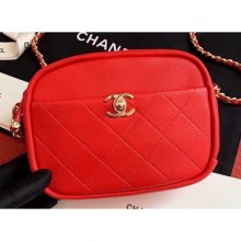 AAA Chanel Casual Trip Small Camera Case Bag AS0137 Red 2019 CE03723