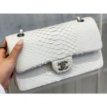 Best 1:1 Chanel Python Classic Flap Medium Bag A1112 10 CE02511