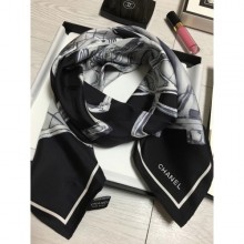 Best Chanel Square silk Scarf 90x90cm 08 2019 CE02161
