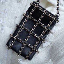 Chanel Chain Lambskin Clutch with Chain AP1161 Black 2020 Collection CE04219
